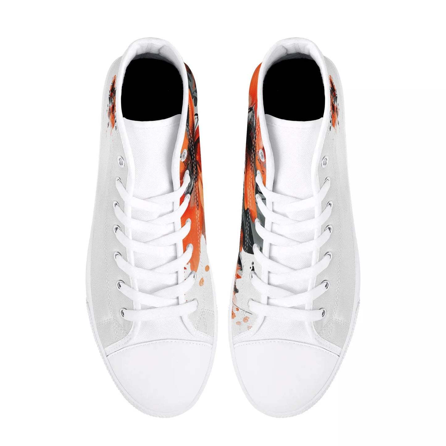 Poppy Dreams High Top Canvas Shoes - Women