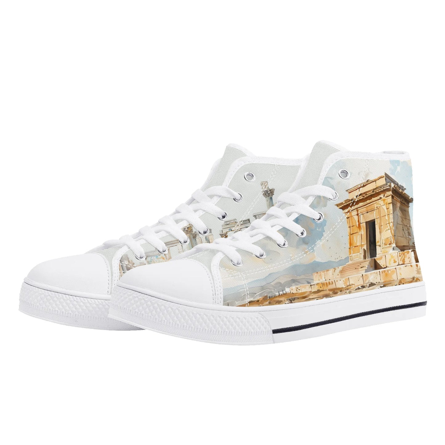 Persian Heritage High Top Canvas Shoes - Women