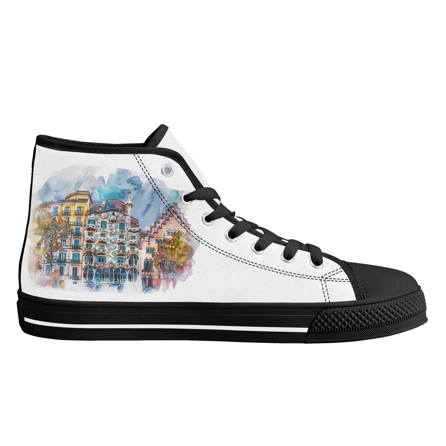 Spain Heritage High Top Canvas Shoes - Men