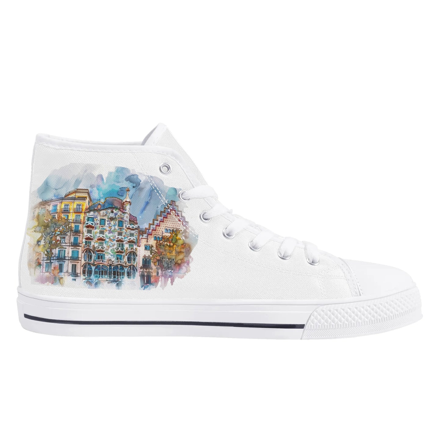 Spain Heritage High Top Canvas Shoes - Men