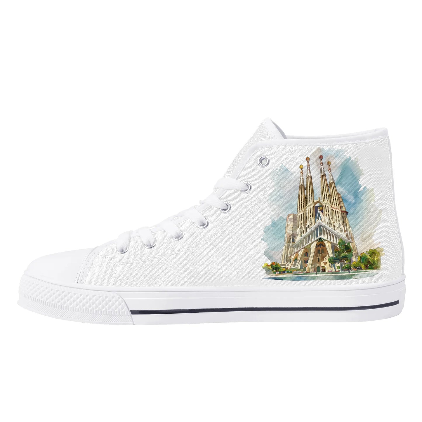 Spain Heritage High Top Canvas Shoes - Men
