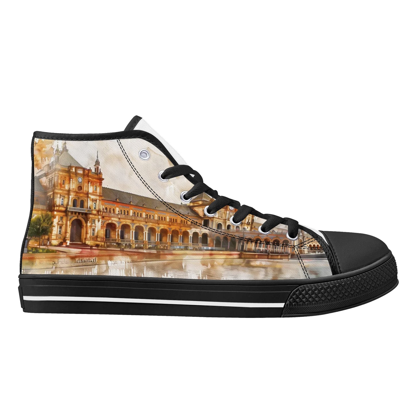 Spain Heritage High Top Canvas Shoes - Men