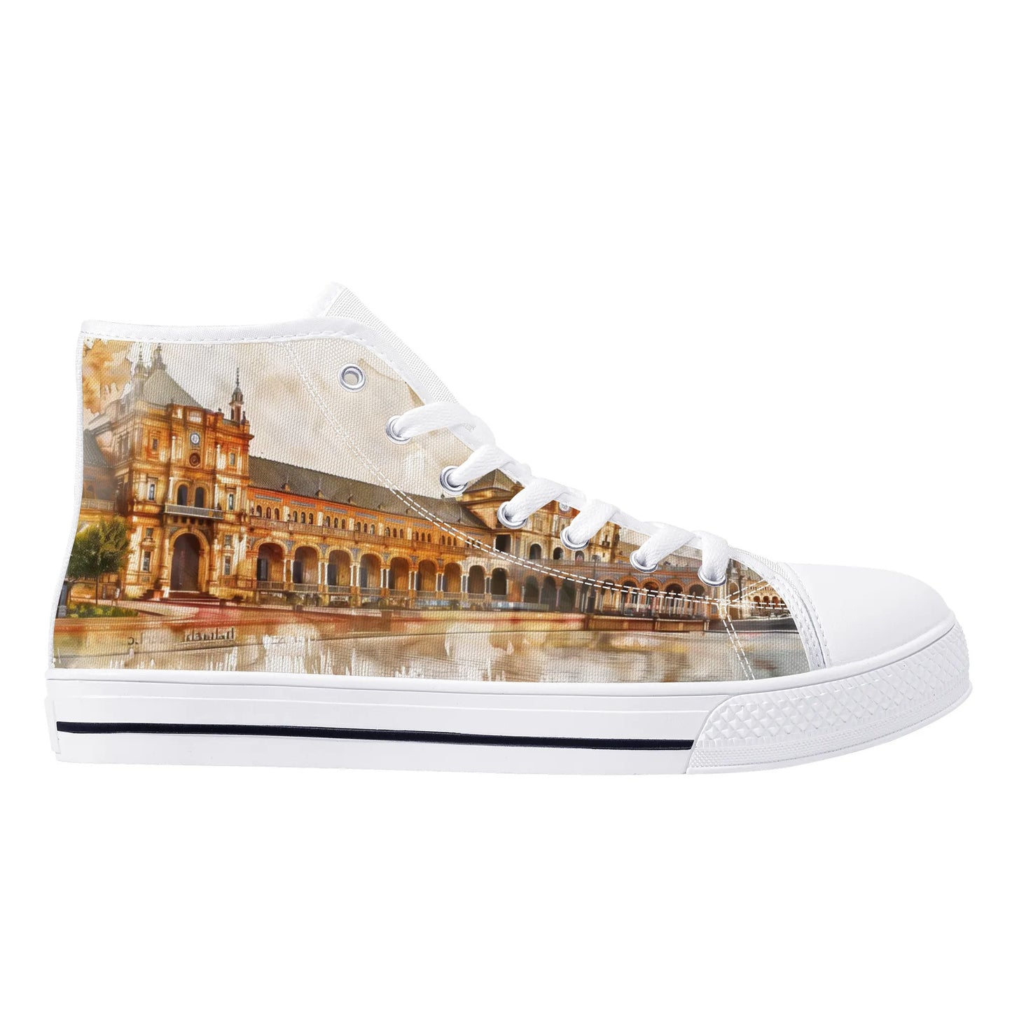 Spain Heritage High Top Canvas Shoes - Men