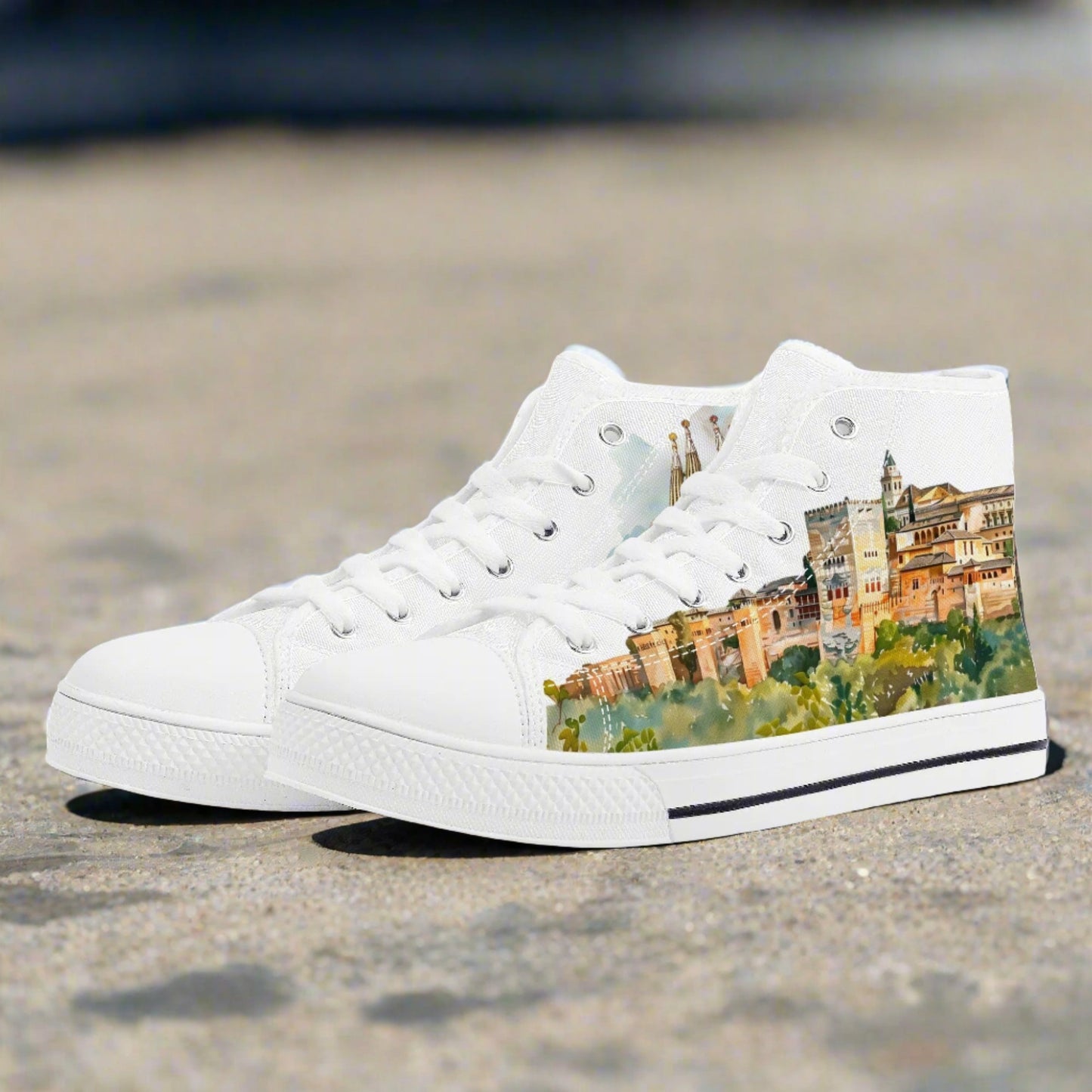 Spain Heritage High Top Canvas Shoes - Men