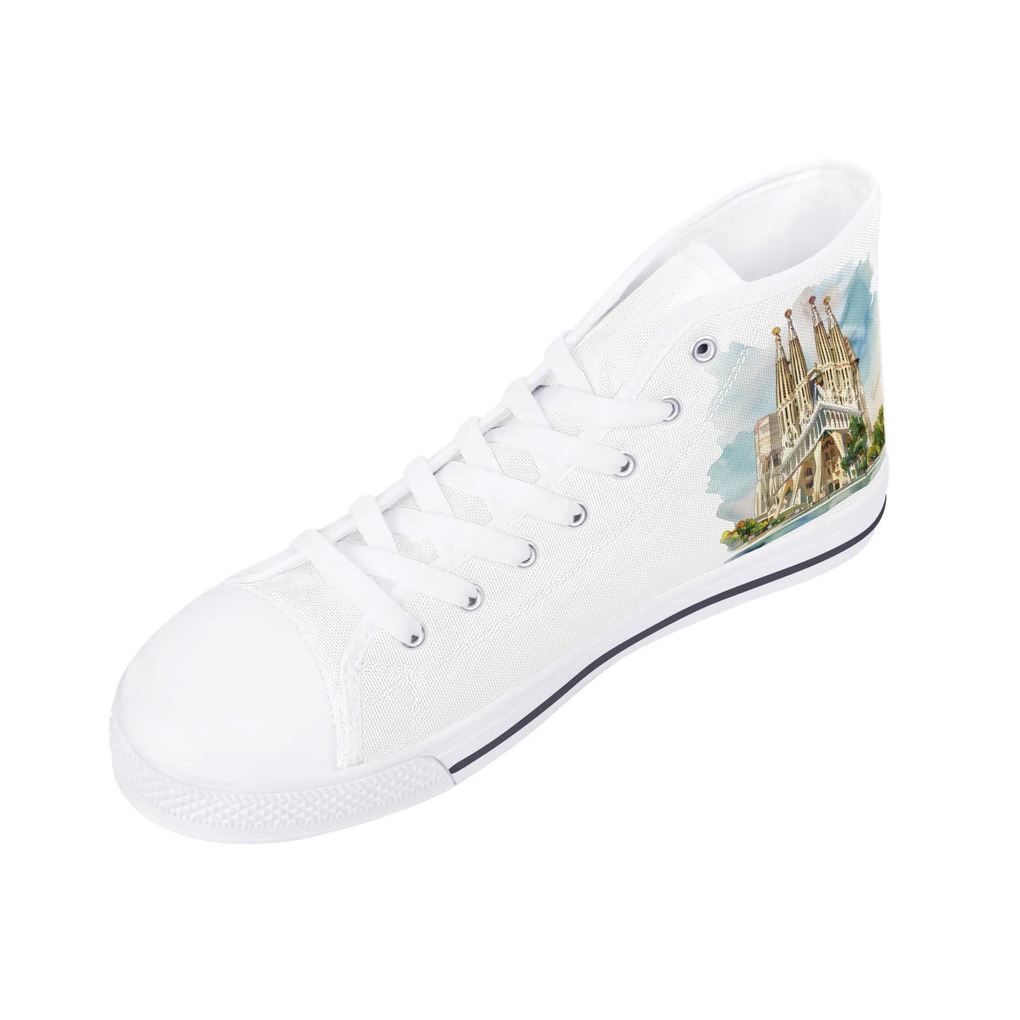 Spain Heritage High Top Canvas Shoes - Men