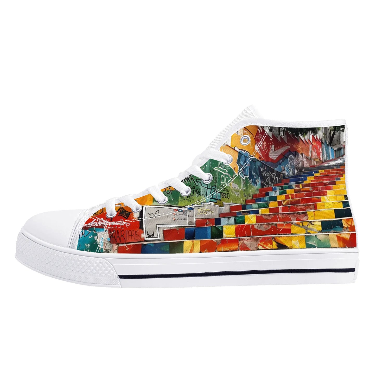 Rio Escadaria High Top Canvas Shoes - Men