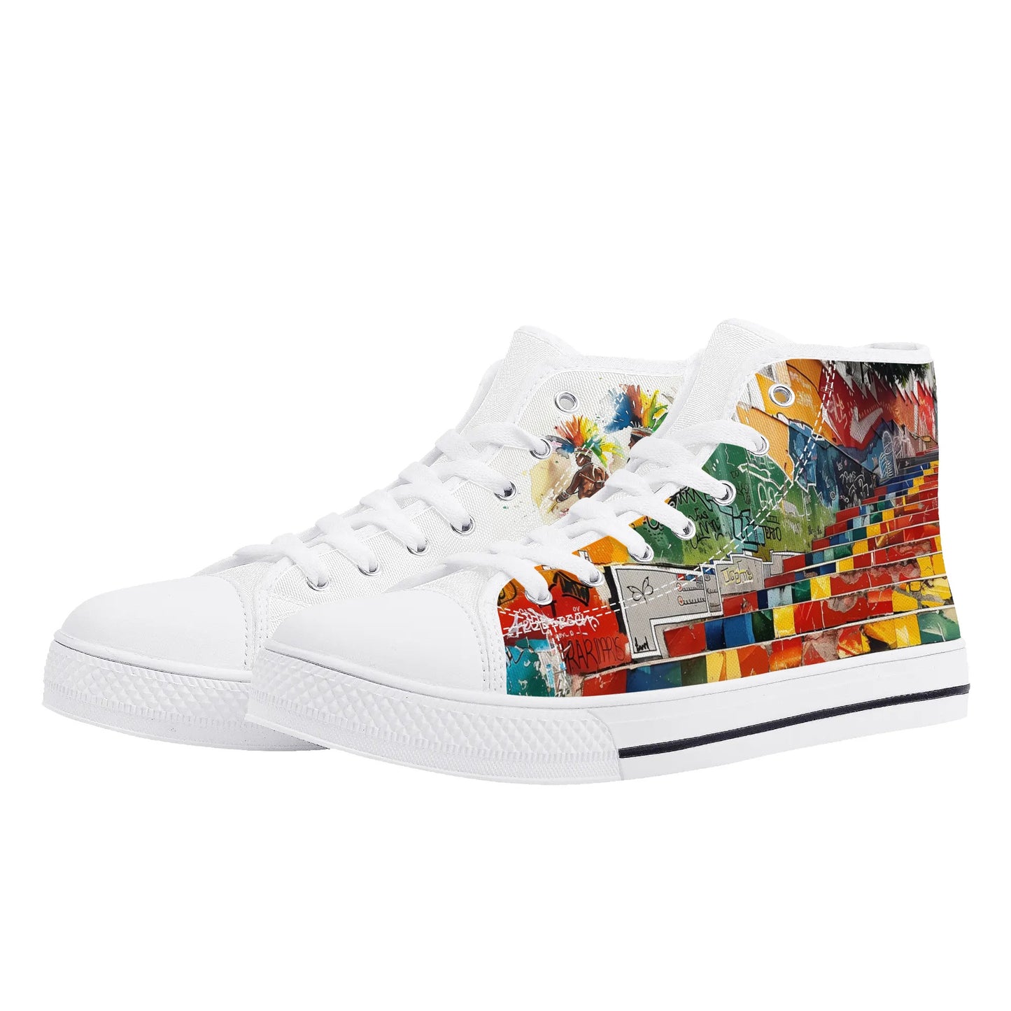 Rio Escadaria High Top Canvas Shoes - Men