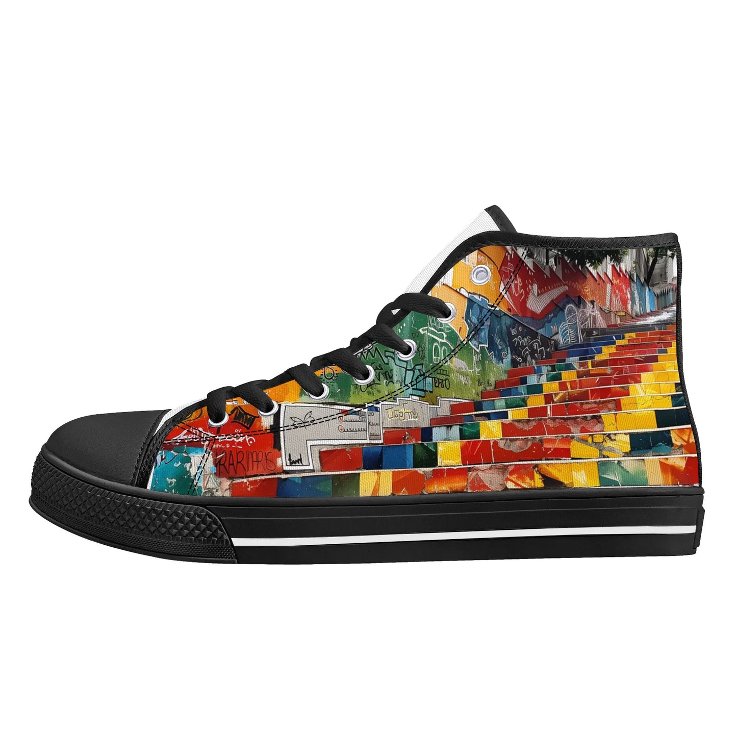 Rio Escadaria High Top Canvas Shoes - Men