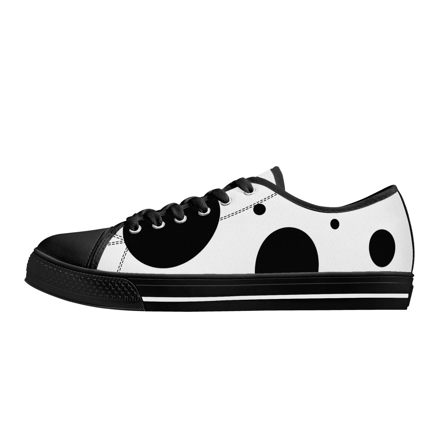 Dotty Chic Low Top Canvas Shoes - Women