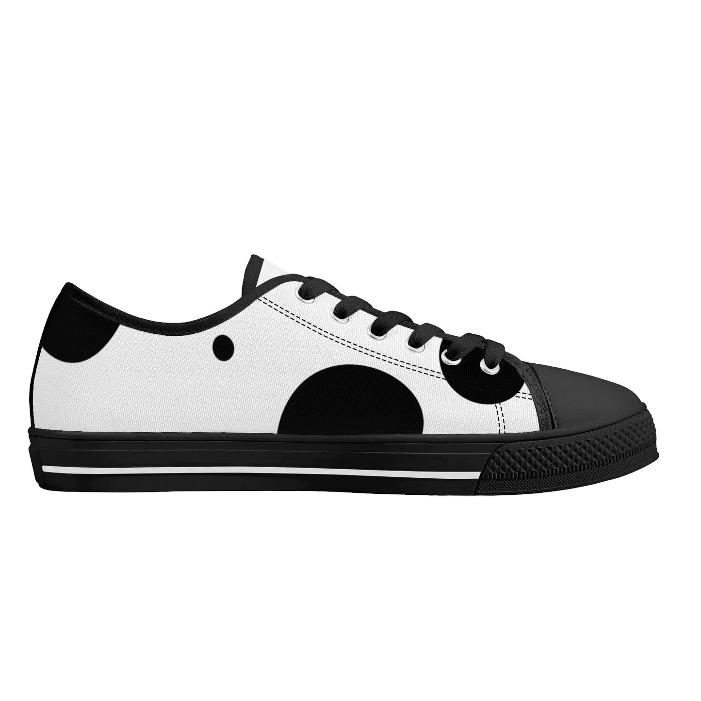 Dotty Chic Low Top Canvas Shoes - Women