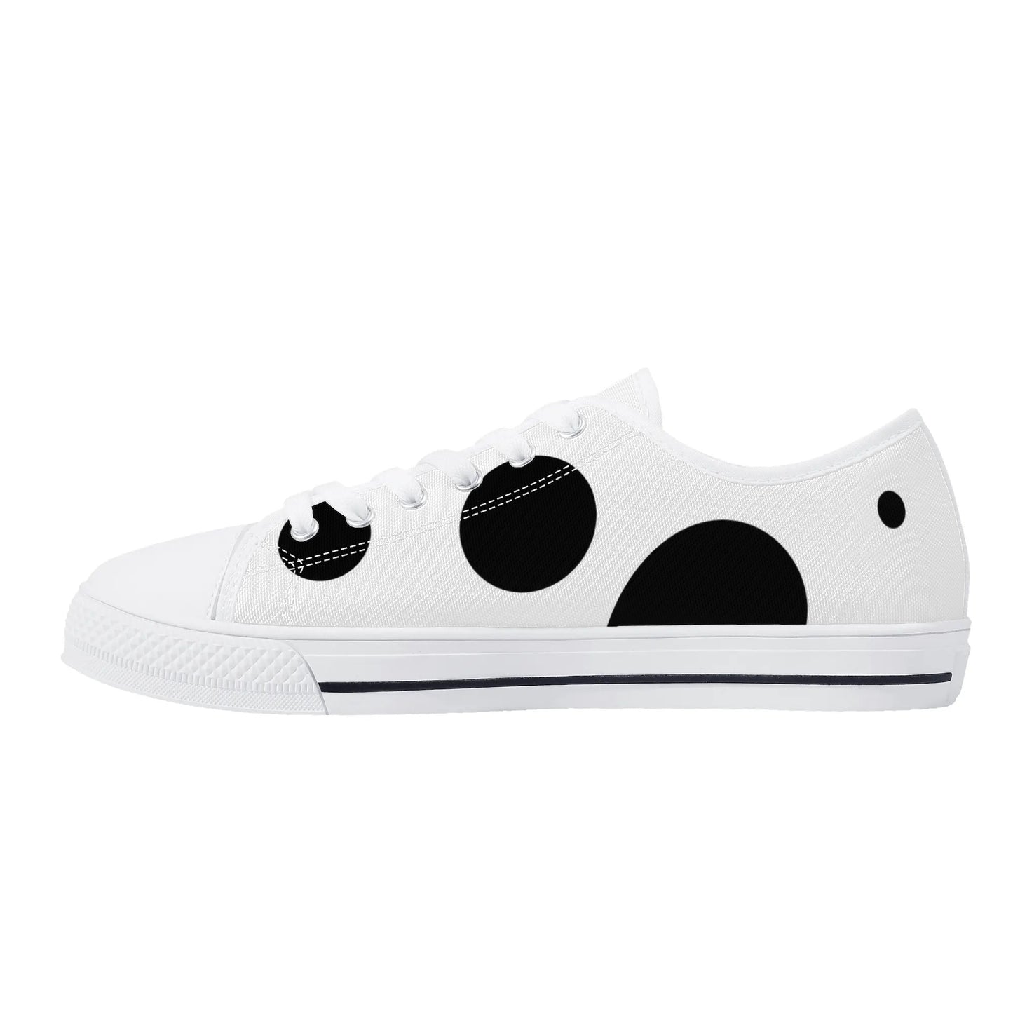 Dotty Chic Low Top Canvas Shoes - Women