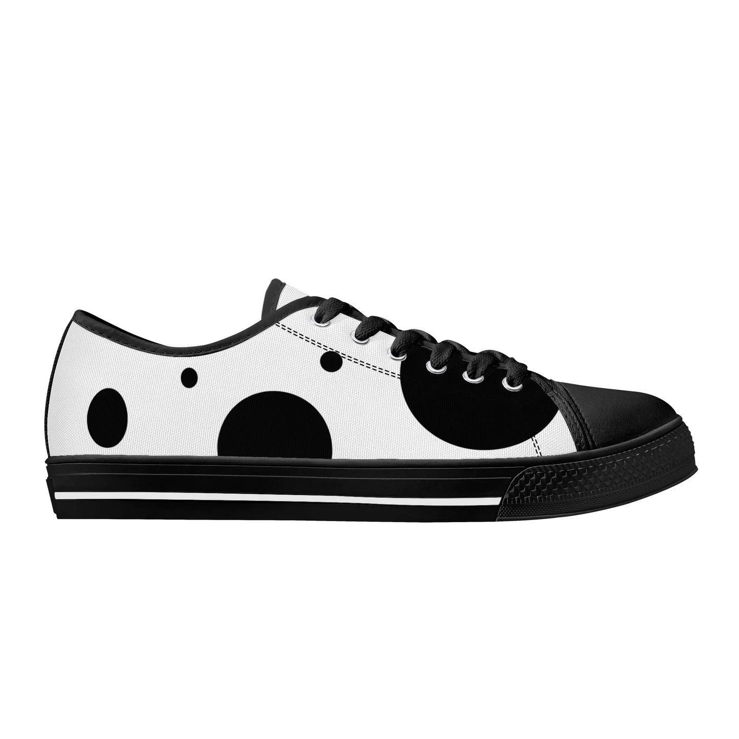 Dotty Chic Low Top Canvas Shoes - Women