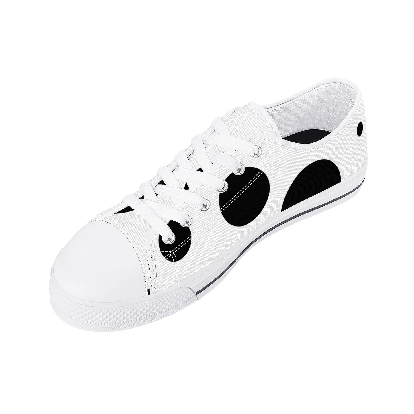 Dotty Chic Low Top Canvas Shoes - Women