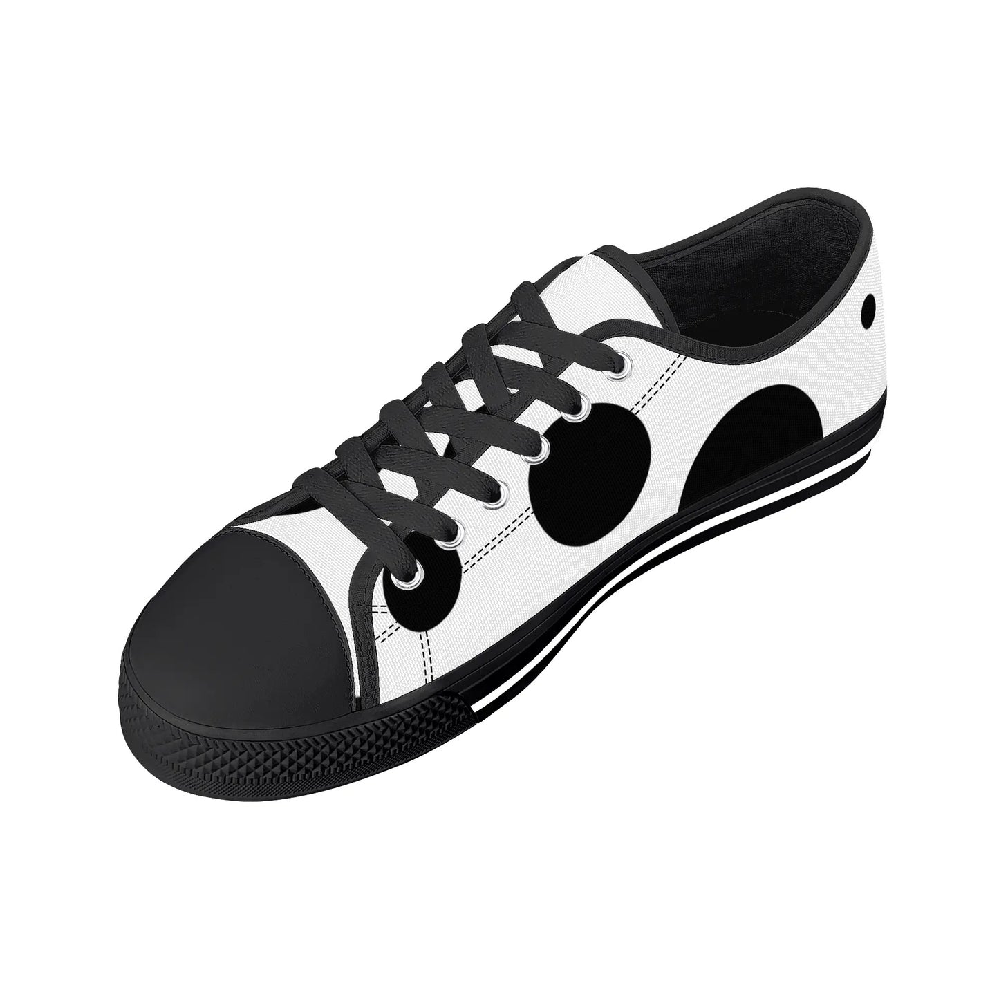 Dotty Chic Low Top Canvas Shoes - Women