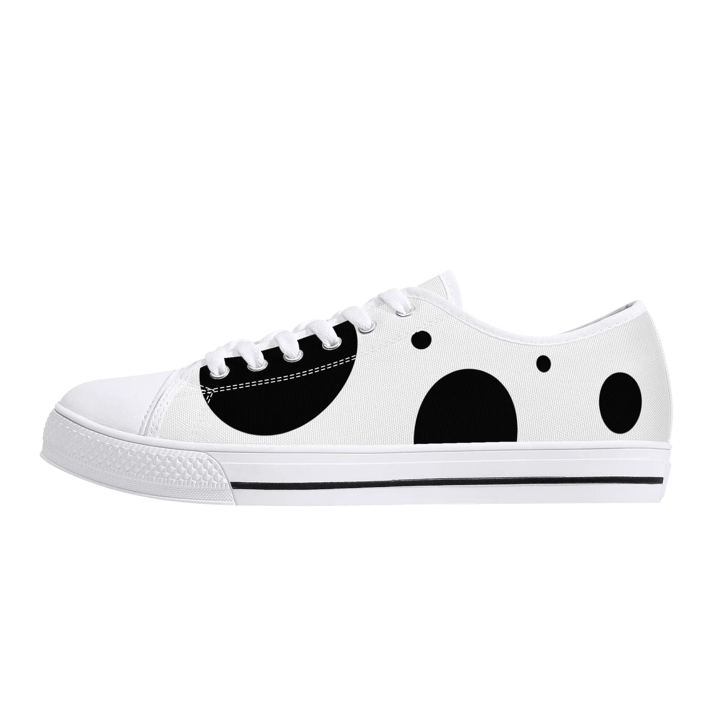 Dotty Chic Low Top Canvas Shoes - Women