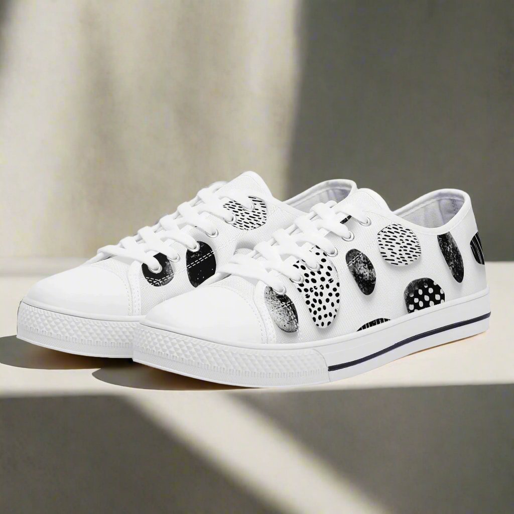 Mono Bubble Low Top Canvas Shoes - Women