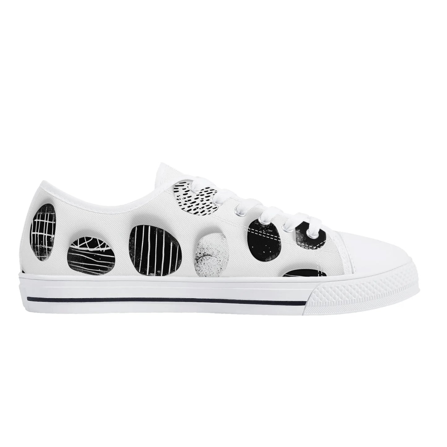 Mono Bubble Low Top Canvas Shoes - Women