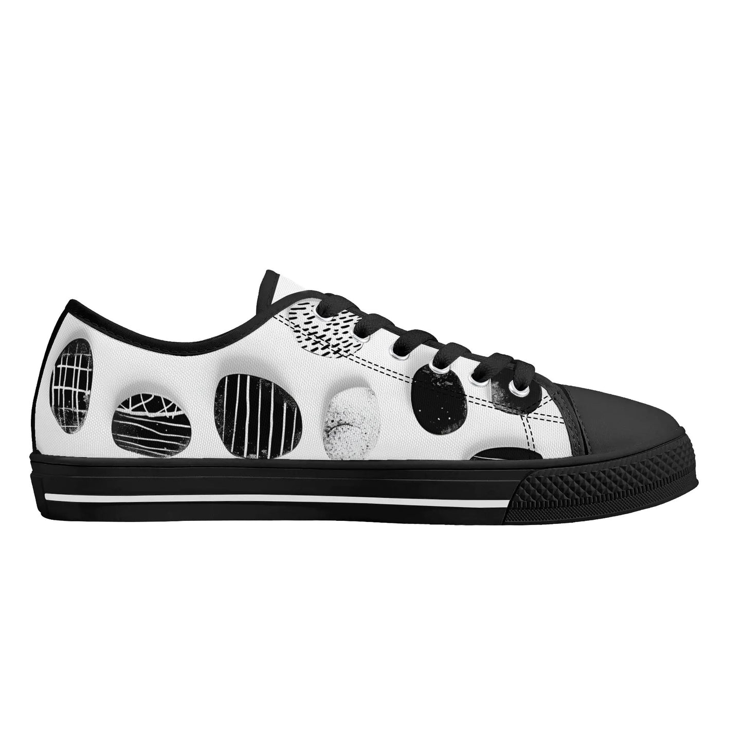 Mono Bubble Low Top Canvas Shoes - Women