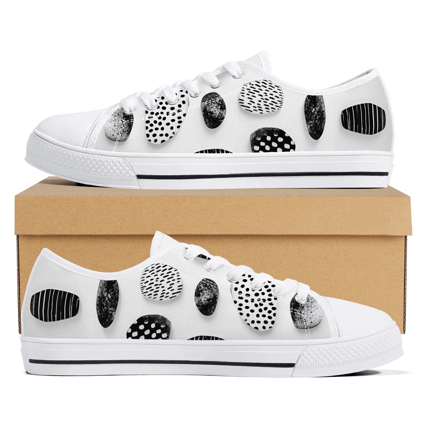 Mono Bubble Low Top Canvas Shoes - Women