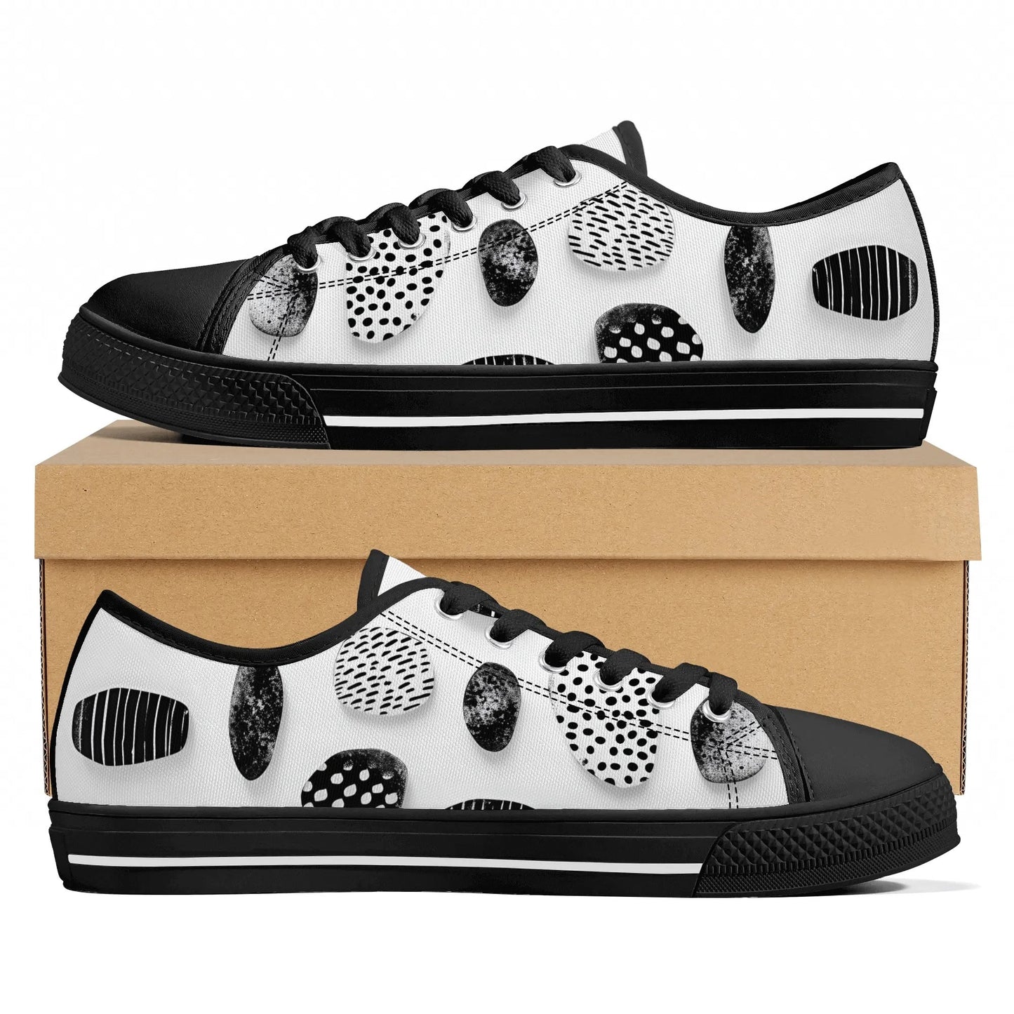 Mono Bubble Low Top Canvas Shoes - Women