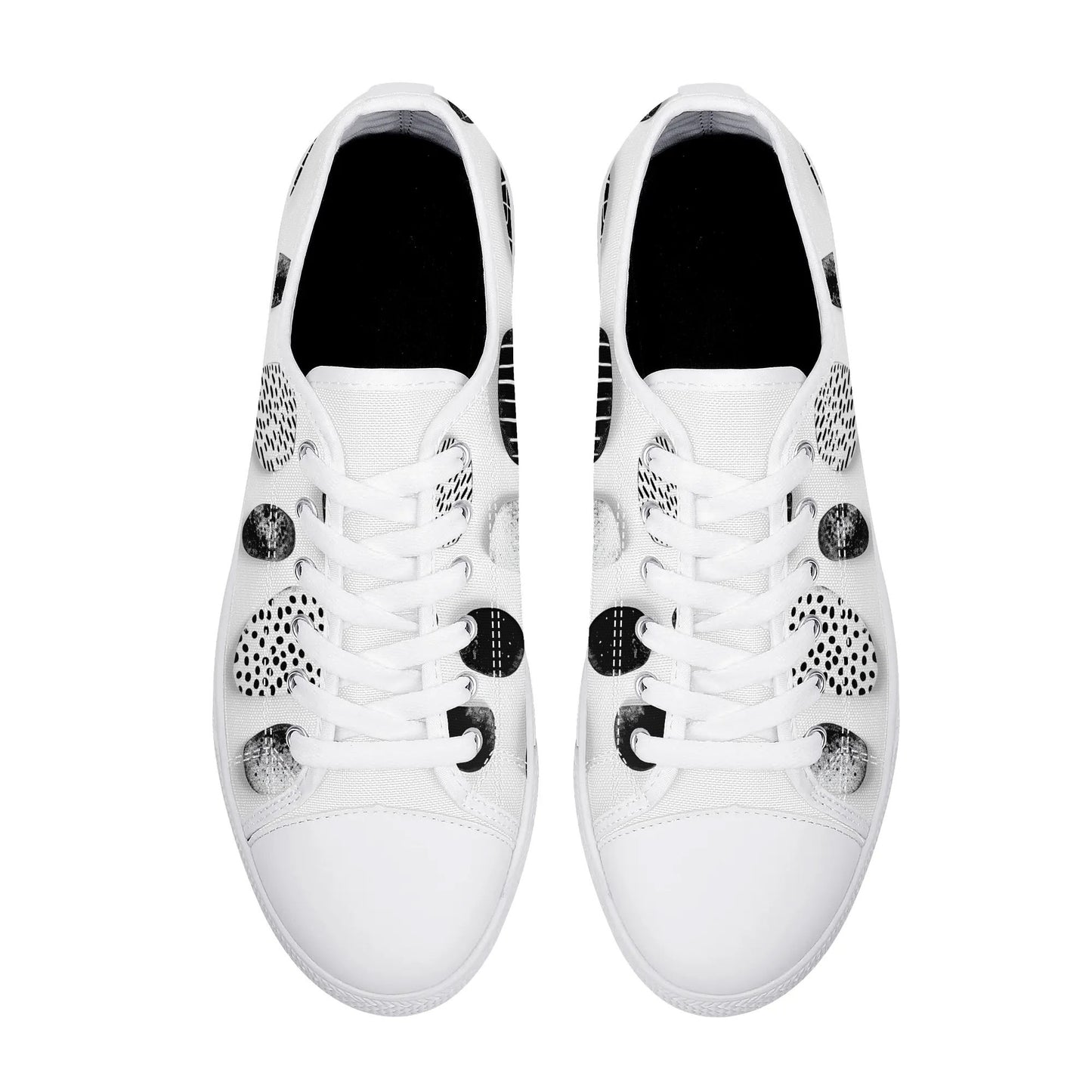 Mono Bubble Low Top Canvas Shoes - Women