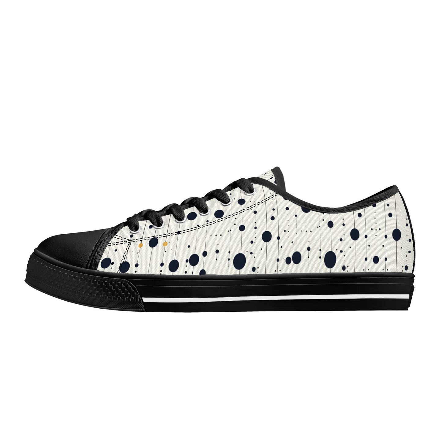Astro Polka Low Top Canvas Shoes - Women