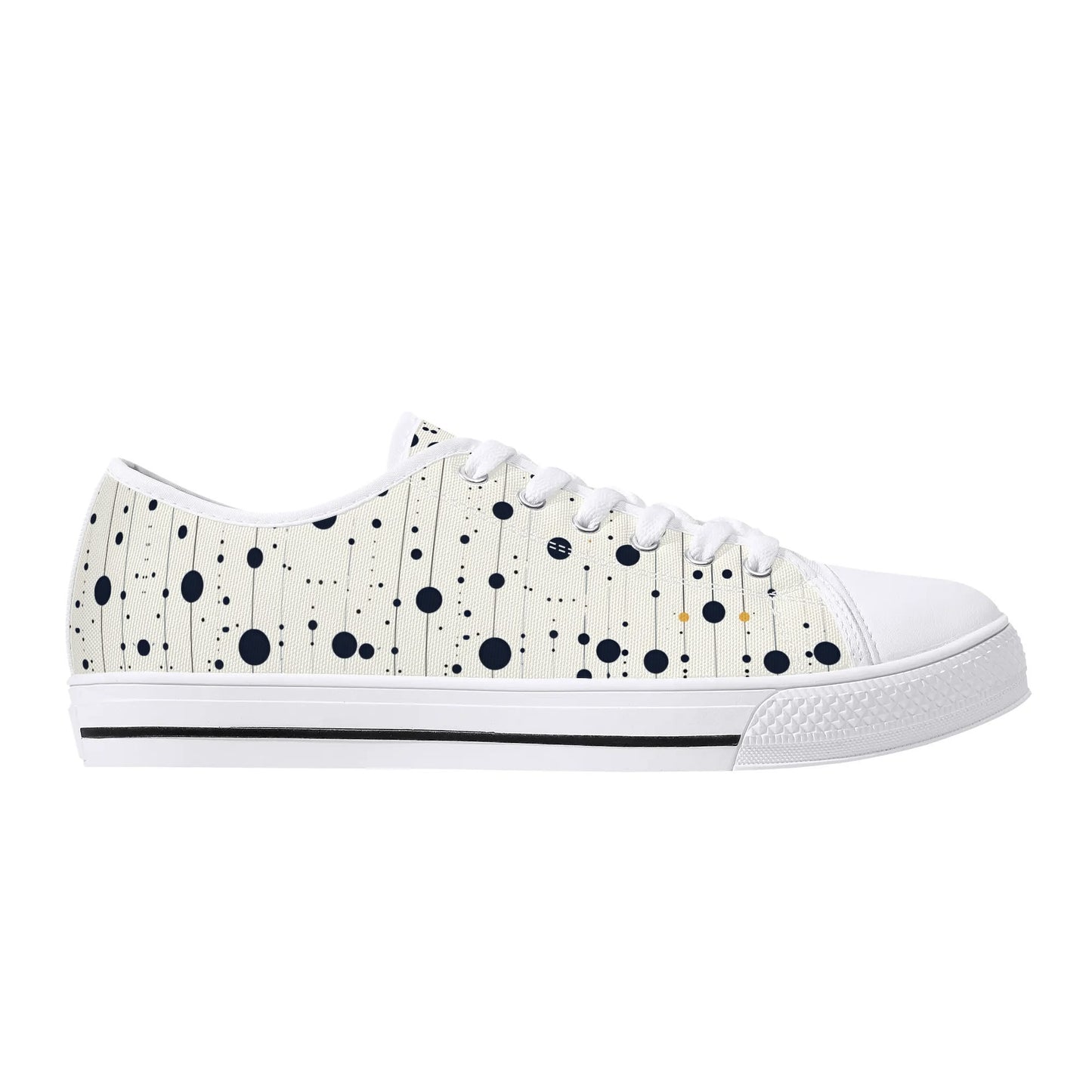 Astro Polka Low Top Canvas Shoes - Women