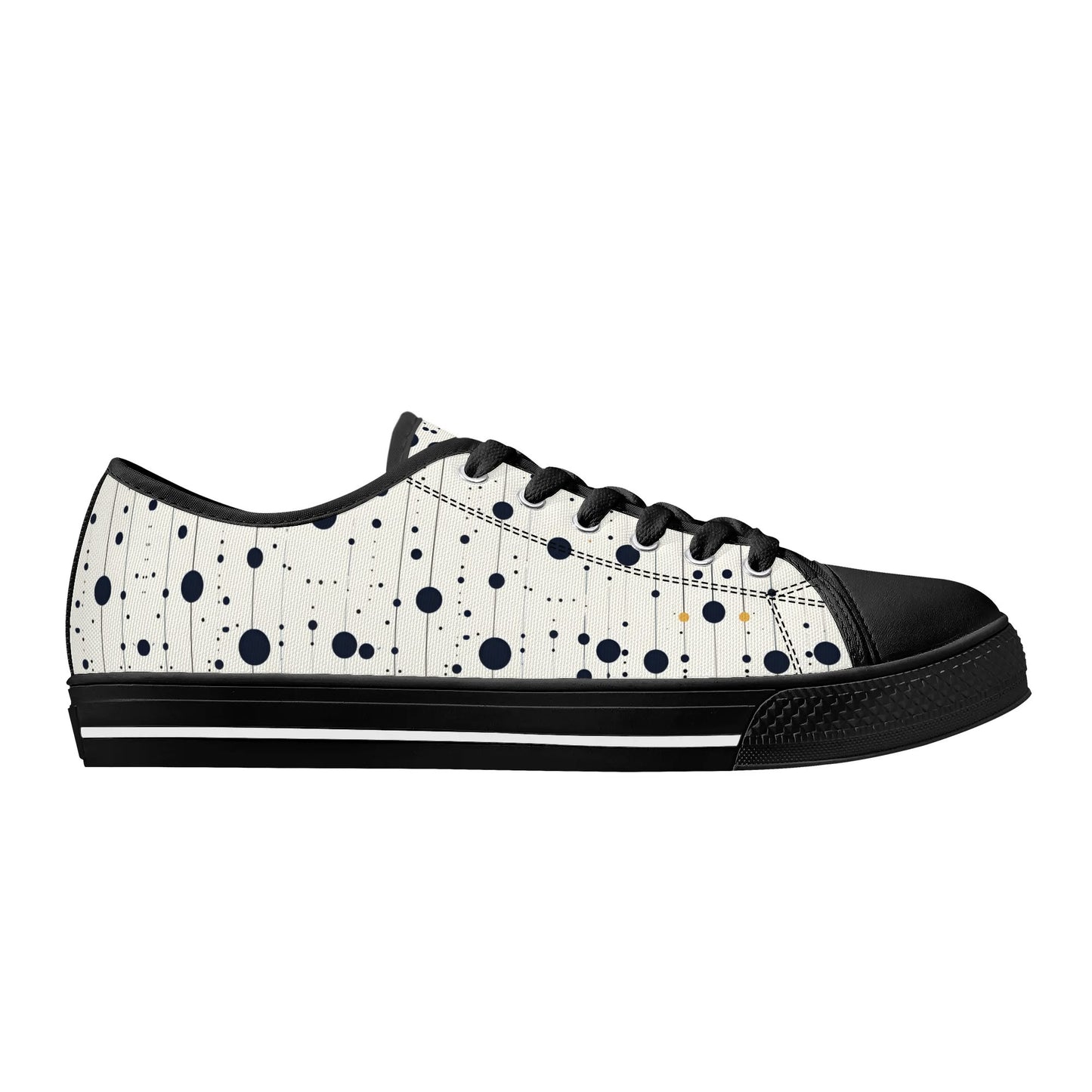 Astro Polka Low Top Canvas Shoes - Women