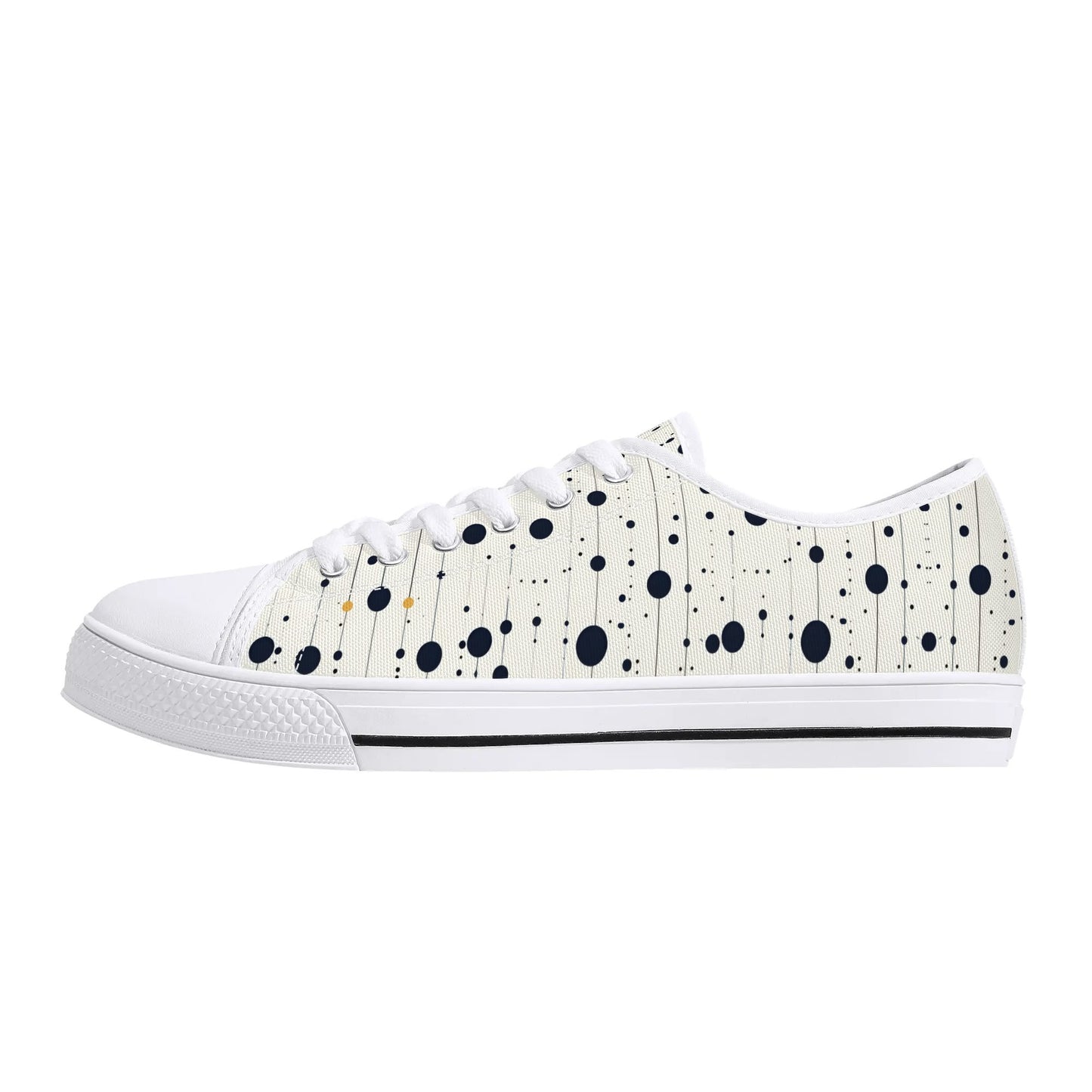 Astro Polka Low Top Canvas Shoes - Women