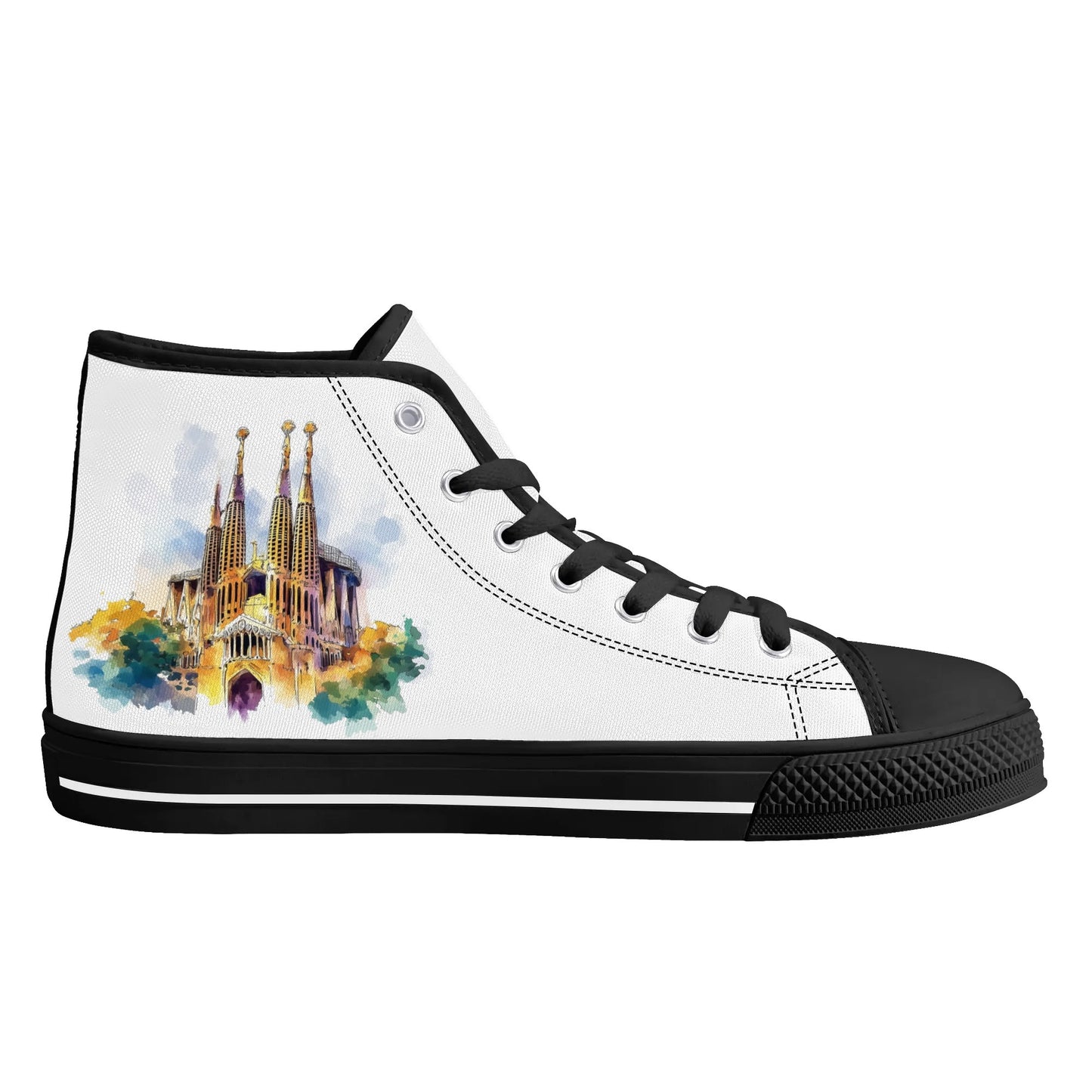 Spain Heritage Minimal High Top Canvas Shoes - Men