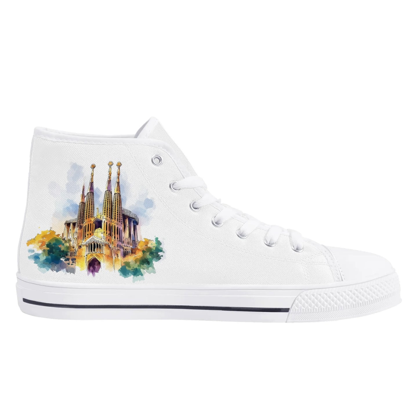 Spain Heritage Minimal High Top Canvas Shoes - Men