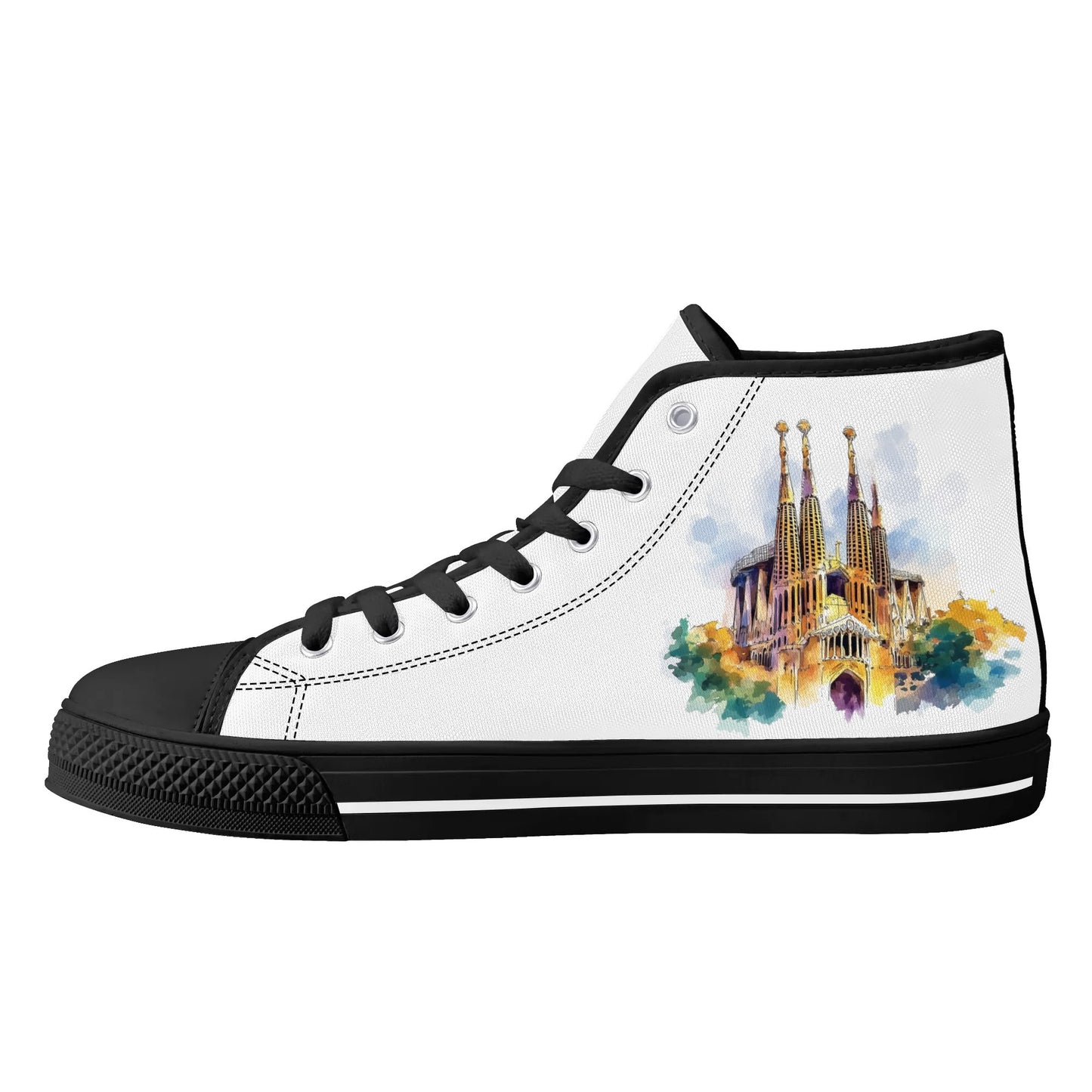 Spain Heritage Minimal High Top Canvas Shoes - Men