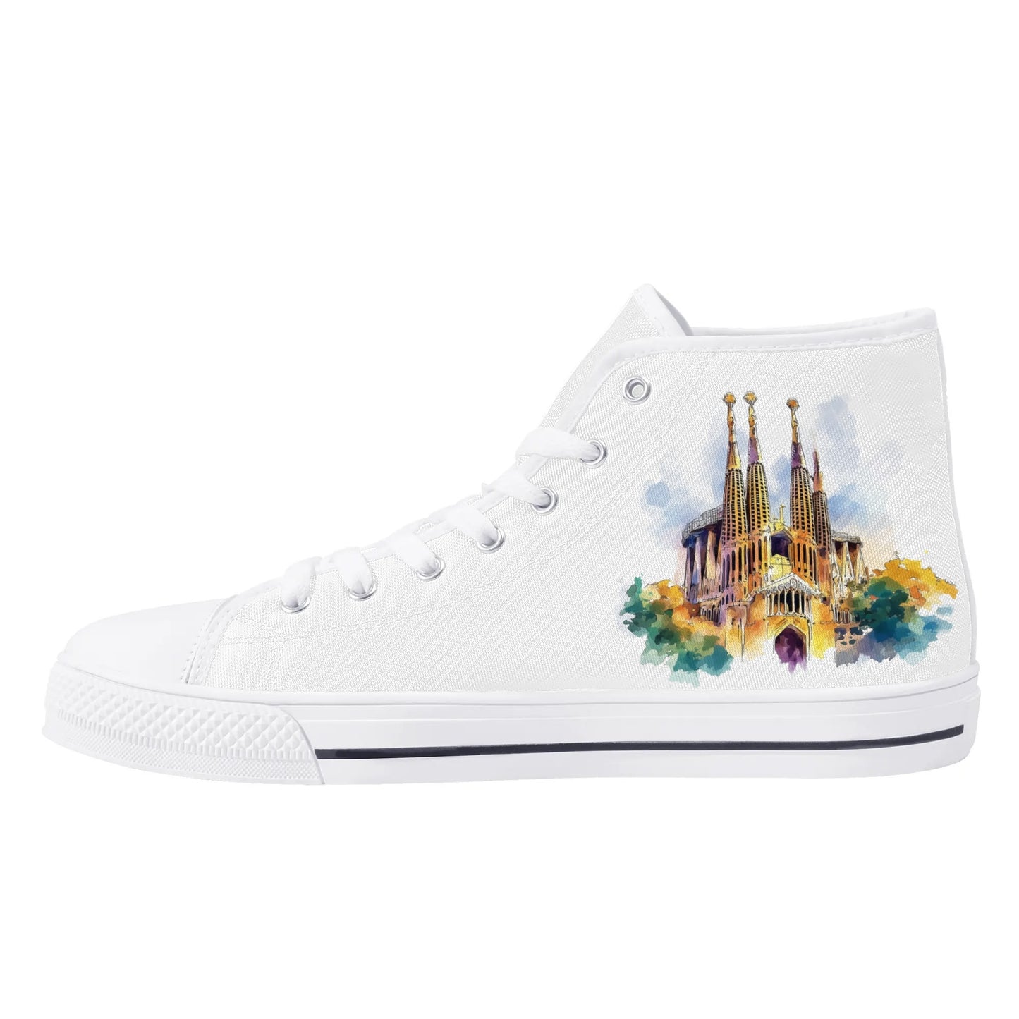 Spain Heritage Minimal High Top Canvas Shoes - Men