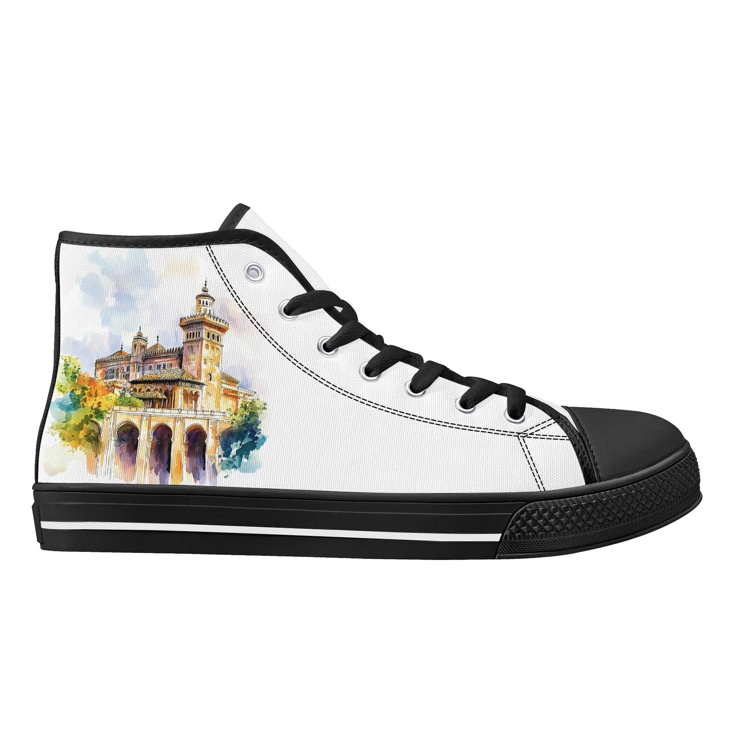 Spain Heritage Minimal High Top Canvas Shoes - Men