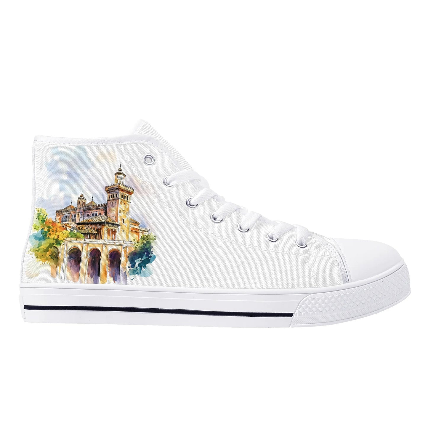 Spain Heritage Minimal High Top Canvas Shoes - Men