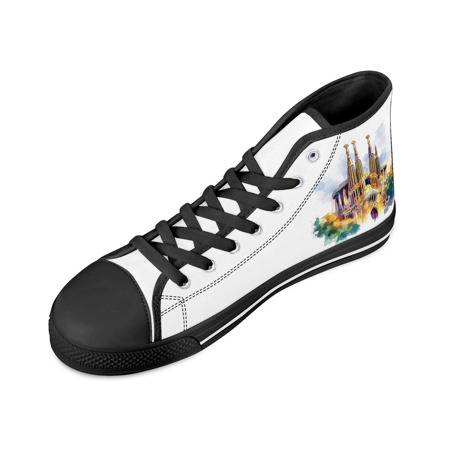 Spain Heritage Minimal High Top Canvas Shoes - Men