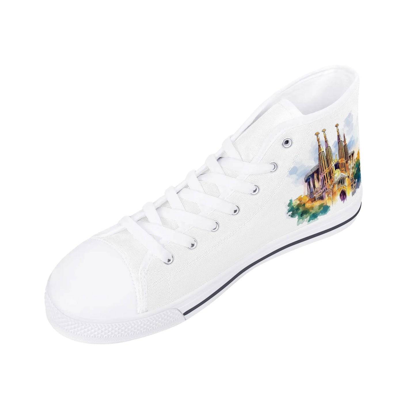 Spain Heritage Minimal High Top Canvas Shoes - Men