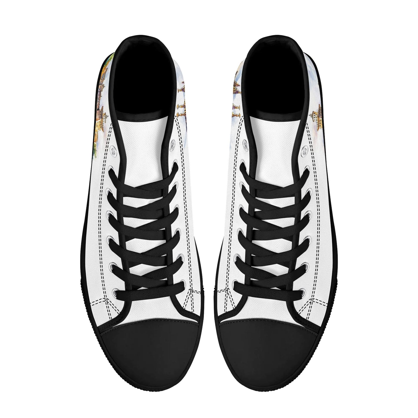 Spain Heritage Minimal High Top Canvas Shoes - Men