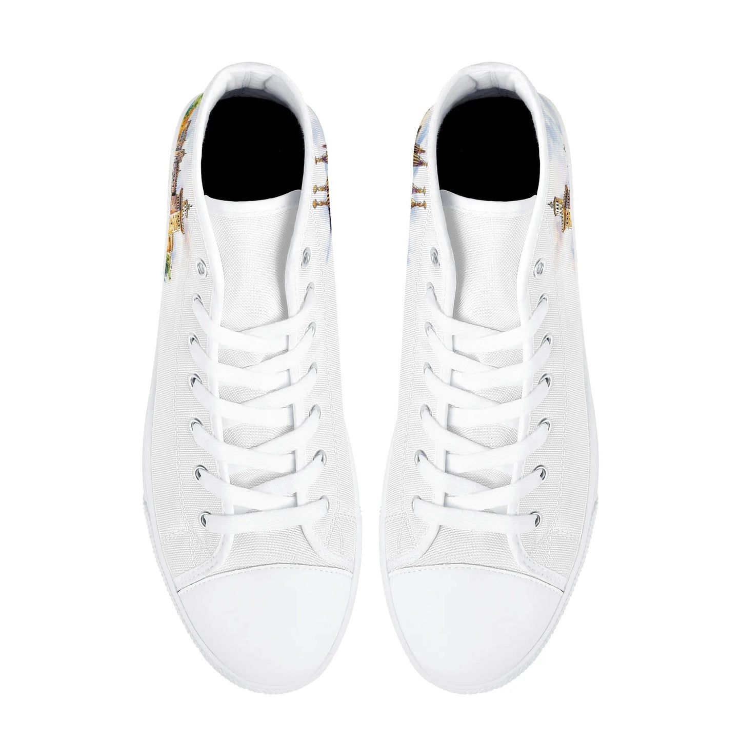 Spain Heritage Minimal High Top Canvas Shoes - Men