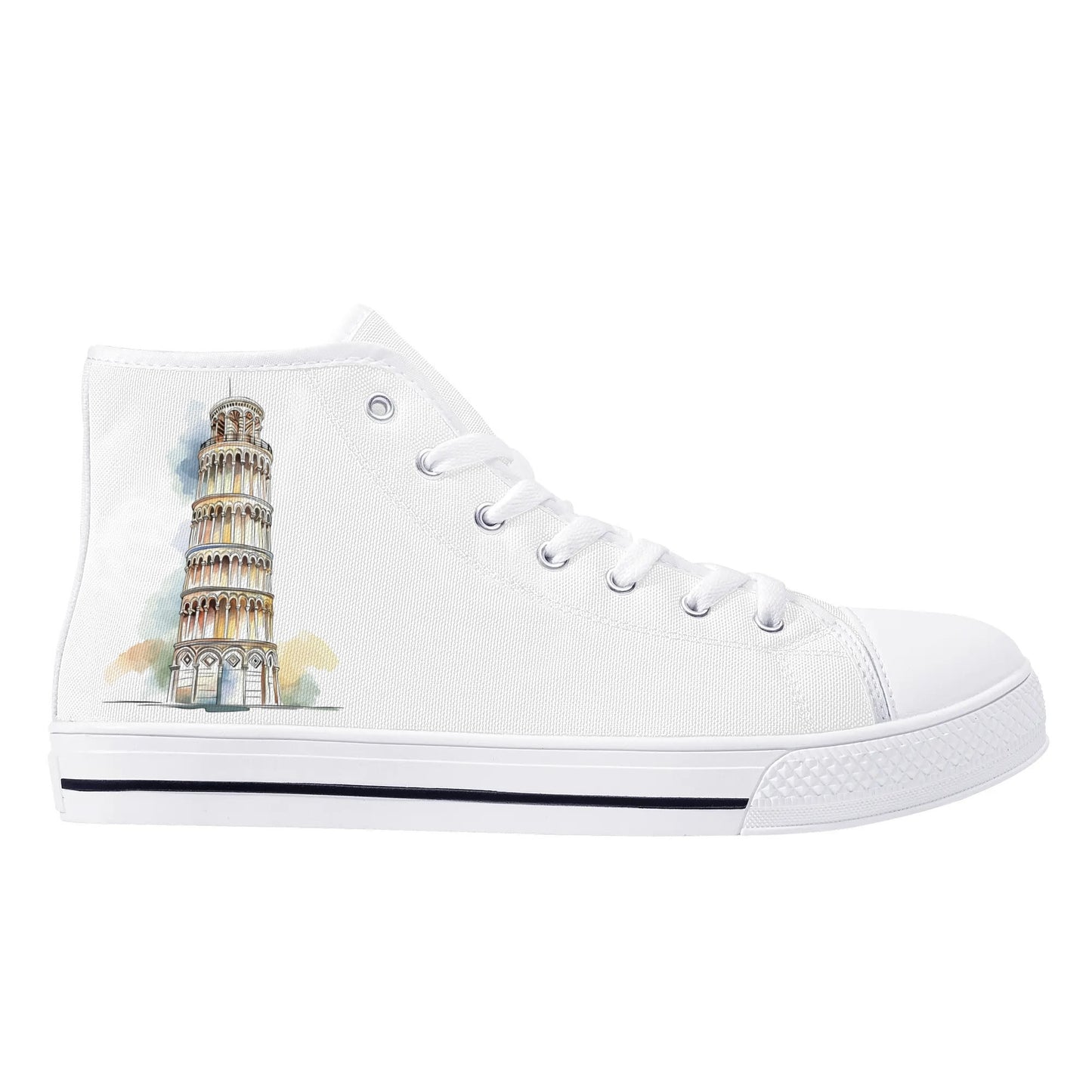 Ciao Roma Minimal High Top Canvas Shoes - Men
