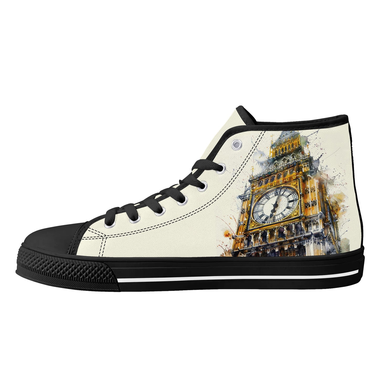 London Lights High Top Canvas Shoes - Women