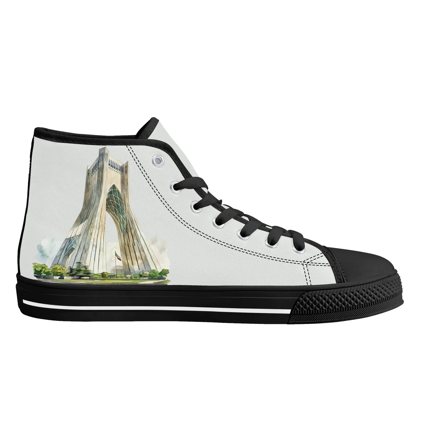 Persian Heritage High Top Canvas Shoes - Women