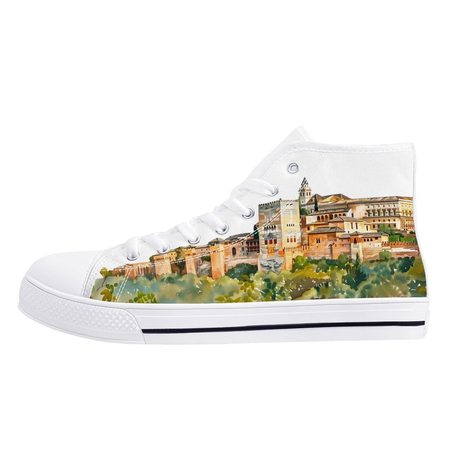 Spain Heritage High Top Canvas Shoes - Men