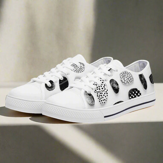 Mono Bubble Low Top Canvas Shoes - Women